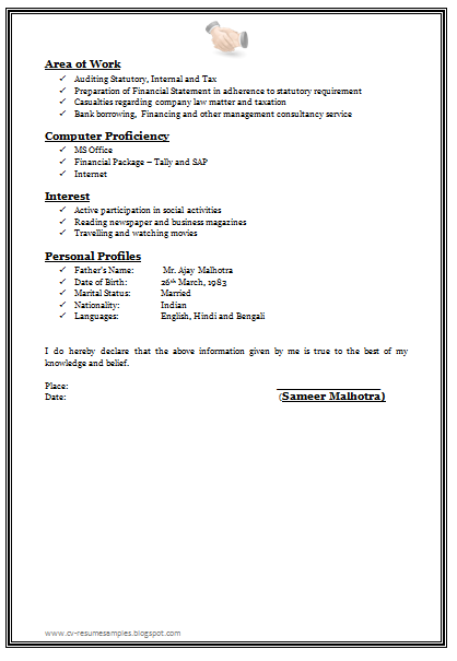 Call centre job resume